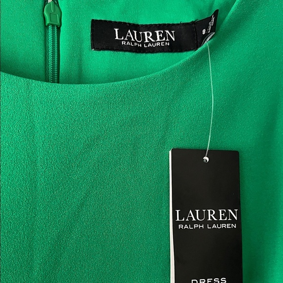 NWT Ralph Lauren Black Label Long Maxi Gown Dress Sleeveless Kelly Green Size 8 - Picture 2 of 6